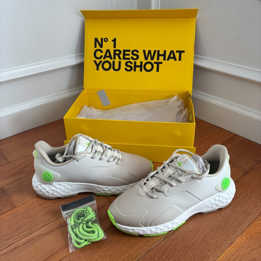 NEW‎ G/FORE MG4+ Gradient Spikeless Golf Shoes Womens Size 7 Grey Green